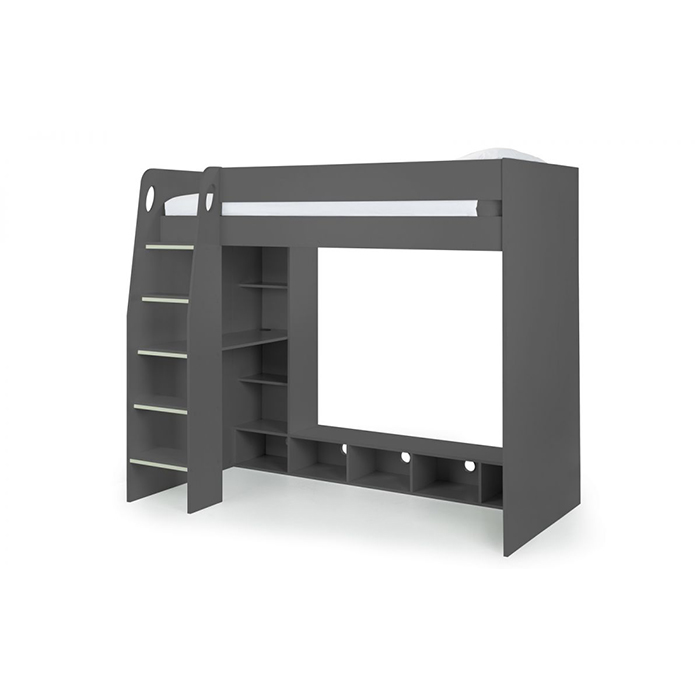 Nebula Gaming Bed with Desk In Anthracite Finish Nebula Gaming Bed with Desk In Anthracite Finish